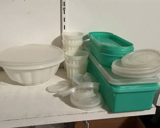 Lot 213 | Vintage Tupperware Cheese Grater, Storage Moulds