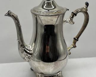 Lot 57 | William Rogers Silverplate Teapot Coffee Pot