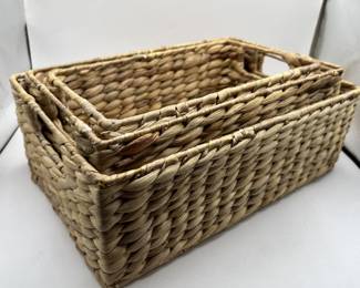 Lot 52 | Woven Nesting Baskets