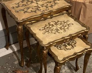 Lot 282 | Giltwood Vintage Nesting Tables