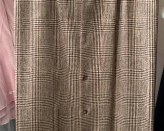 Lot 179 | Sz10 Vintage Ralph Lauren Wool Skirt Buttonup