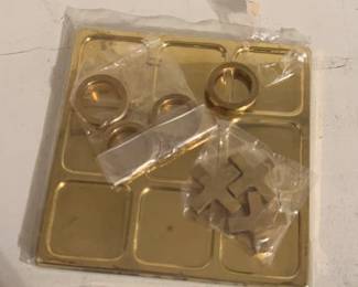 Lot 209 | Vintage Brass Tic Tac Toe