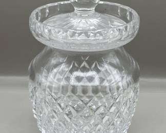 Lot 19 | Waterford Alana Crystal Mustard Jar