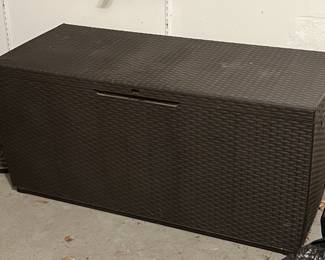 Lot 234 | Keter Woven Look Outdoor Storage Chest