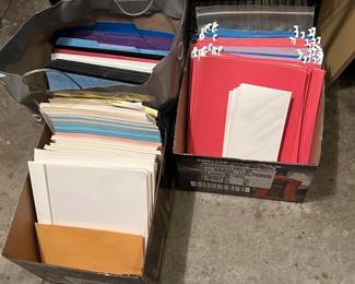 Lot 271 | Office Supplies Paper Files Envelopes Etc