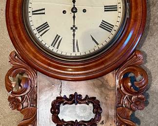 Antique American 8-day clock.