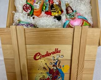 Cinderella ornaments.