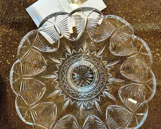 Waterford Crystal Designers Gallery Collection Butterflies centerpiece bowl.