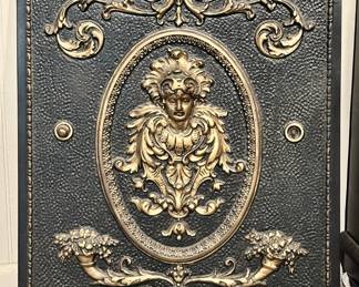 Antique fireplace cover door. Picture added 23-May-2025.