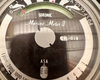 Sekonic Marine light metered for underwater photography.