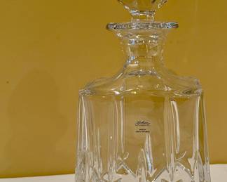 Gorham clear crystal Lady Anne decanter.