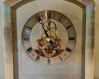 Seiko Skeleton desk clock, ca 1980s.