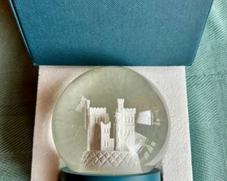 Waterford snow globe with original box