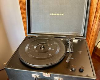 Crosley vinyl record player.