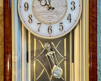 Seiko Melodies in Motion wall clock.