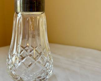 Waterford Crystal Lismore sugar shaker.