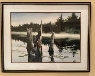 Lithograph from Canadian artist Doug Hook.