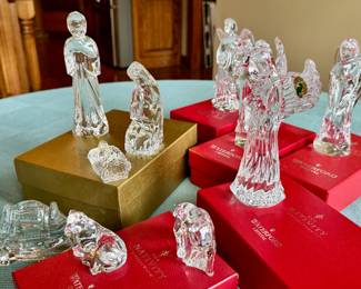 Full nativity collection from Waterford, in original boxes.