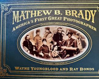 Beautiful historical book containing works of Mathew B Brady, America's first great photographer.