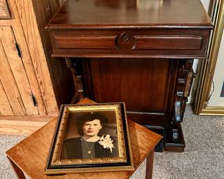 Writing desk and small end table. Picture added 23-May-2025.
