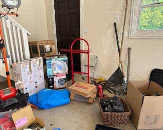 Sample of Garage Items. 