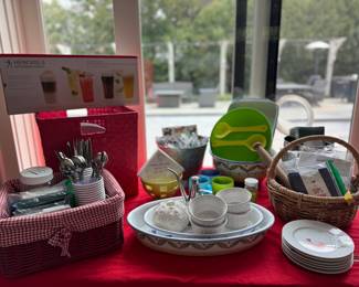 Sample of Kitchen & Entertaining Items. 