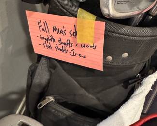 Mens' Golf Clubs: Woods Have Graphite Shafts; Irons Have Steel Shafts. Photo 2 of 4. 