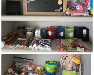 Vintage Pez, Children's "office" supplies, toys