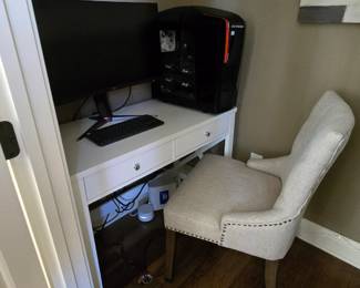 Small Desk & Computer, IBUY computer system.