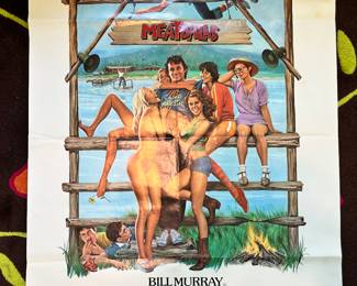 Movie poster from 1979 movie, Meatballs featuring Bill Murray