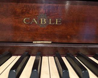 This piano came from the Agnes Scott, Estate Sale. It is available for presale. $500.