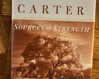 Autographed book Sources of Strength by President Jimmy Carter