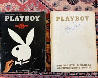 Playboy 20th Anniversary , January 1974. 15th Holiday Issue January 1969