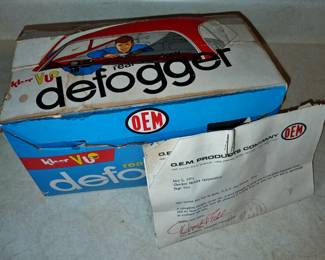 Prototype OEM Kleer Vue rear window defogger