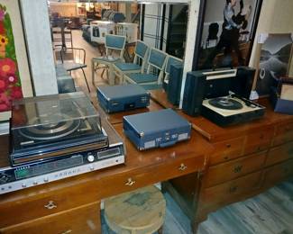 Vintage turn tables