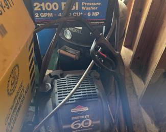 Ex-Cell 6hp, 2100 psi 3 gal/min pressure washer