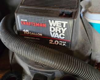 Craftsman 16 gal wet dry vac