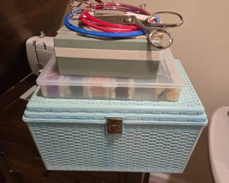 Sewing box, etc