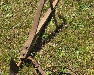 Garden plow from Owens Hardware Rome GA