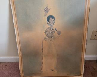 Vintage Elvis Presley print