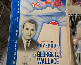 1963 George C. Wallace signed inaugural program