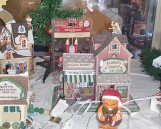 Christmas Villages cottages and more light up