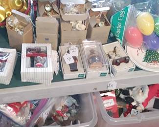 , Hallmark ornaments and boxes and more