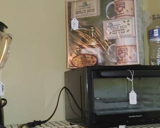 Lots of great appliances toaster oven blenders and more