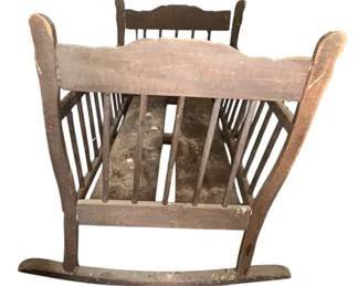 Antique Victorian cradle