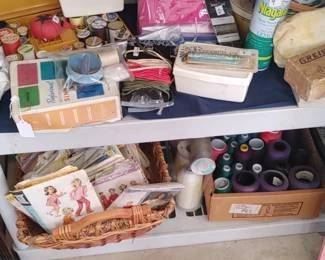 Sewing notions thread patterns Etc