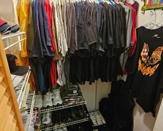 A majority of these are Harley Davidson shirts