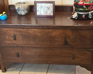 2 Drawer Antique Dresser