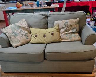 Light Green Loveseat Couch