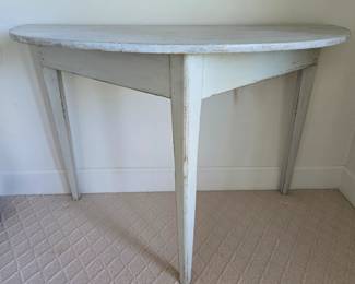 Swedish Demi Lune Table bid #136